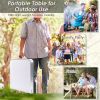 Height Adjustable Folding Camping Table