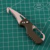 Multitool Keychain Knife; Small Pocket Box/Strap Cutter; Razor Sharp Serrated Blade And Paratrooper Hook; EDC Folding Knives