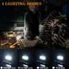 1Pack LED Working Light High Lumen Rechargeable Floodlight Portable Foldable Camping Light With 360¬∞ Rotation Stand